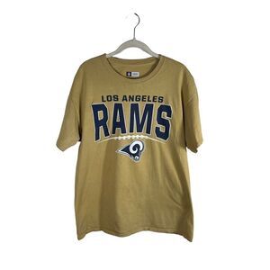 NFL Team Los Angeles Rams Tan T Shirt